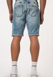Джинсовые шорты Bermuda Destroyed STHUGE, беленый деним - фото 2