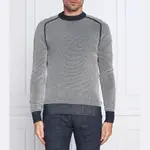 Облегающий свитер акопак Boss, синий - фото