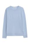 Джемпер Marks & Spencer PURE CREW NECK, Ice Blue/Light Blue - фото 4