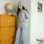 GAP Куртка женская, Beige Yellow - фото 9