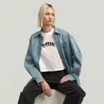 Футболка с коротким рукавом G-Star Felt Logo Boxy, белый - фото 6