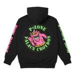 Худи PALACE x M-Zone Crossover Small Tri-Ferg Pattern Unisex Black, черный - фото