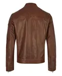 Мужская кожаная куртка Buamadeo Bugatti, коричневый - фото 4