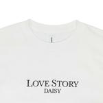 Футболка LOVE STORY белая Daisy - фото 4