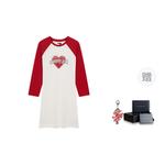 Женское платье с длинными рукавами Tommy Hilfiger, белый - фото 3