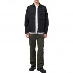 Куртка мужская Stone Island без капюшона, черный - фото 2