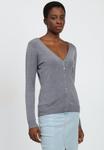 Кардиган INFLUENCER V-NECK BASIC , Grey - фото