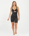 Боди с укороченными бретелями и штанинами Spanx, черный - фото