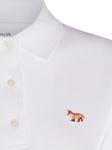 Поло с рисунком лисы Maison Kitsuné, белый - фото 3