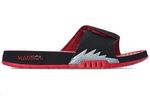 Шлепанцы и сланцы JORDAN Hydro 5 Retro Black Particle Grey University Red - фото 3