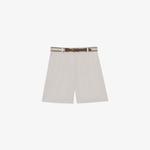 Шорты Reiss Devon с поясом, белый - фото