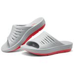 Шлепанцы женские серые Skechers - фото 3