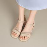 Сандалии женские Kekafu, желтый - фото 5