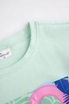 Детская футболка Coccodrillo, бирюзовый - фото 3