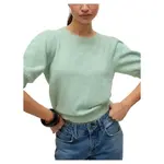 Свитер Vero Moda Doffy 2/4 short sleeve, зеленый - фото 5