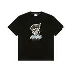 Футболка с принтом логотипа A Bathing APE Aape, черный - фото