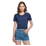 Топ Build Your Brand Short Sleeve, синий - фото