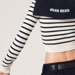 Свитер женский Miu Miu кашемировый, белый - фото 4