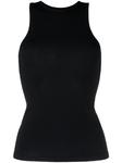 DSQUARED2 трикотажный топ без рукавов, черный - фото