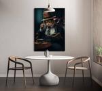 Картина на холсте Hustling Sharks Mr. Cat ll, черный - фото 2