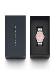 Наручные часы Iconic Link Blush 28 мм Daniel Wellington, розовый - фото 5