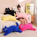 Плюшевая кукла Dopamine Cat высотой 80 см MENGMENGBUNNY, синий - фото 3