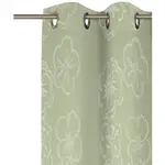 Штора Dangard с люверсами, 1 шт. Wirth, зеленый - фото 3