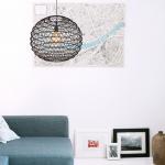 Подвесной светильник, металл, черный, E27, H 120 см Globo Lighting - фото 5