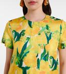 Шелковое макси-платье с перьями Swing La DoubleJ, Zesty - фото 4