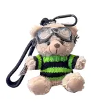 Плюшевый кулон Curl Bear Pilot высотой 15 см DIAIWAI, белый - фото 11