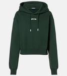 Хлопковая худи с рубчиком Jacquemus, Dark Green 2 - фото