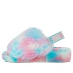 Тапочки fluff yeah slide 'blue pink' Ugg, синий - фото