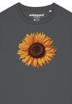 Футболка с принтом SONNENBLUME watapparel, антрацит - фото