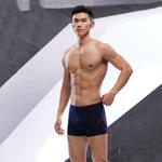 Плавки для плавания Men's Speedo, синие/красные - фото 9