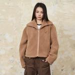 Плюшевое пальто унисекс HARSH AND CRUEL, песочный - фото 8