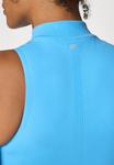 Топ SLEEK SEAMLESS ZIP CROP Fabletics, синий - фото 6