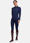 Толстовка FALKE Skiing Thermallayer, Space Blue/Blue - фото 2