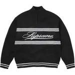 FW25 Script Stripe Half Zip Sweater Unisex Supreme, красный - фото 3