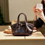 LA FESTIN Кожаная сумка через плечо, Twilight Black - фото 5