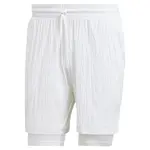 Шорты adidas Aeroready Pro Two-In-One Seersucker, белый - фото 3