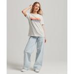 Футболка Superdry Vintage Scripted Infill, серый - фото 3