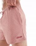 River Island - розовые шорты для плавания из ткани сирсакер - фото 2