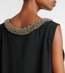 Мини-платье с декором Dries Van Noten, черный - фото 5