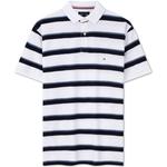 Мужская поло Tommy Hilfiger, черный/белый - фото