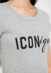 Футболка Dsquared2 ICONIQUE , Grey/White - фото 7