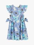 Детское платье Alessandra с боковым бантом Angel & Rocket, Blue - фото 7