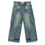 Брюки карго Grimey Baggy, синий - фото