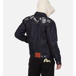 Джинсовая куртка мужская джинсовая синяя Evisu, синий - фото 3