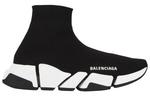Кроссовки speed 2 trainer knit 'black white' Balenciaga, черный - фото 2