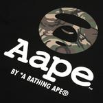 Футболка с принтом логотипа A Bathing APE Aape, черный - фото 4